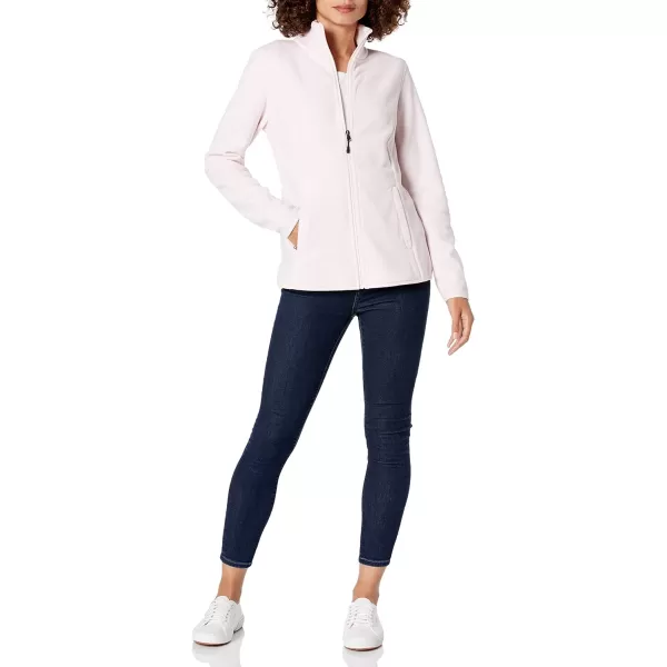 Amazon Essentials Womens ClassicFit FullZip Polar Soft Fleece Jacket Available in Plus SizePolyester Light Pink