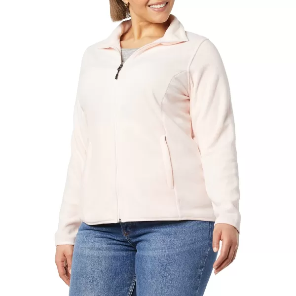 Amazon Essentials Womens ClassicFit FullZip Polar Soft Fleece Jacket Available in Plus SizePolyester Pale Pink