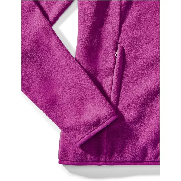 Amazon Essentials Womens ClassicFit FullZip Polar Soft Fleece Jacket Available in Plus SizePolyester Purple