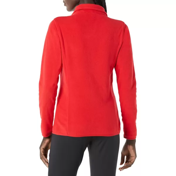 Amazon Essentials Womens ClassicFit FullZip Polar Soft Fleece Jacket Available in Plus SizePolyester Red