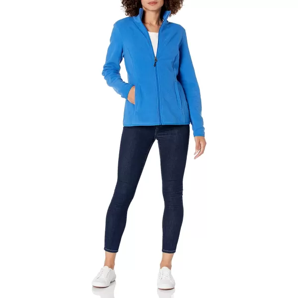 Amazon Essentials Womens ClassicFit FullZip Polar Soft Fleece Jacket Available in Plus SizePolyester Royal Blue