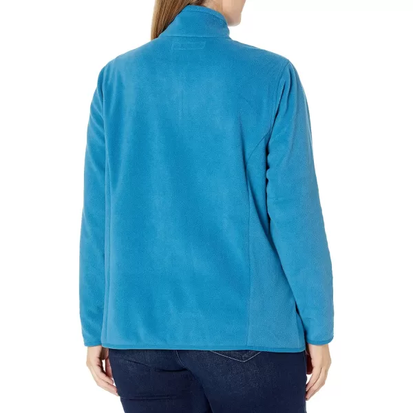 Amazon Essentials Womens ClassicFit FullZip Polar Soft Fleece Jacket Available in Plus SizePolyester Teal Blue