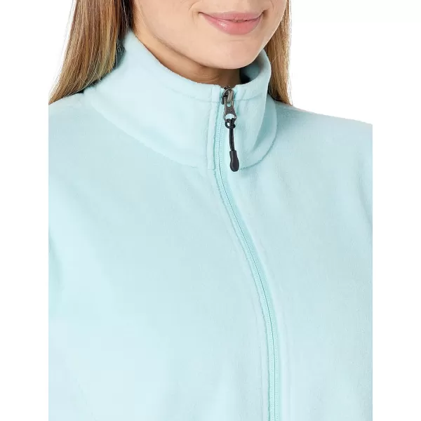 Amazon Essentials Womens ClassicFit FullZip Polar Soft Fleece Jacket Available in Plus SizeRecycled Polyester Aqua Blue