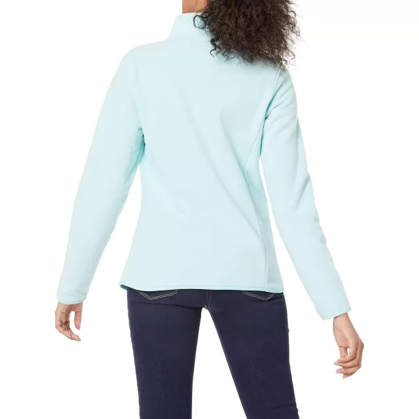 Amazon Essentials Womens ClassicFit FullZip Polar Soft Fleece Jacket Available in Plus SizeRecycled Polyester Aqua Blue