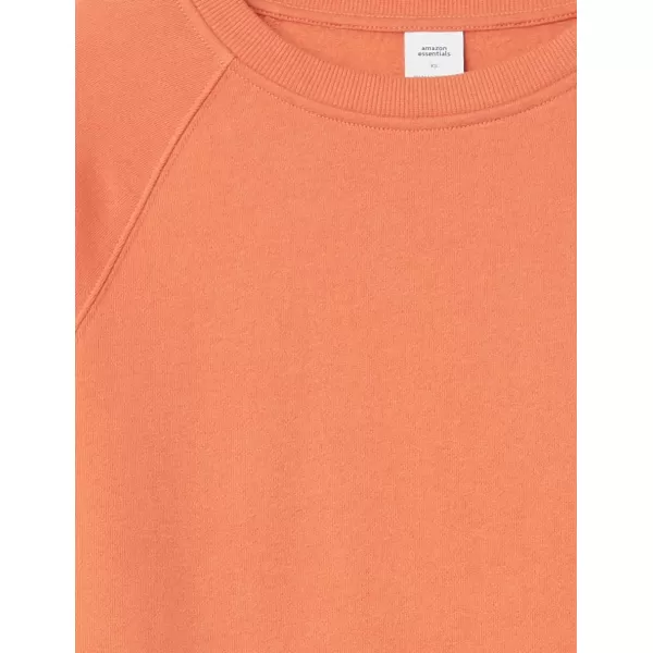 Amazon Essentials Womens ClassicFit Gathered LongSleeve Crewneck SweatshirtClay
