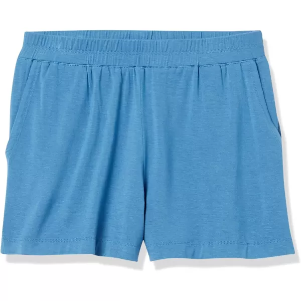 Amazon Essentials Womens ClassicFit Knit PullOn ShortBlue