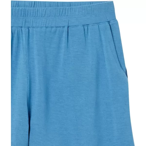 Amazon Essentials Womens ClassicFit Knit PullOn ShortBlue