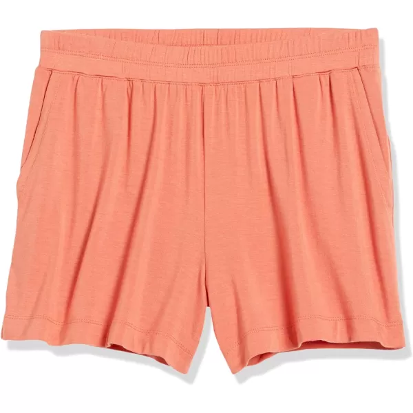 Amazon Essentials Womens ClassicFit Knit PullOn ShortClay