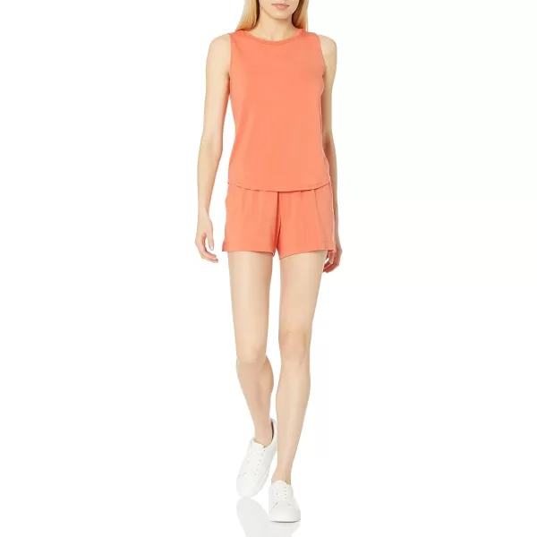 Amazon Essentials Womens ClassicFit Knit PullOn ShortClay