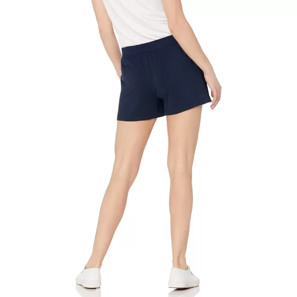 Amazon Essentials Womens ClassicFit Knit PullOn ShortNavy