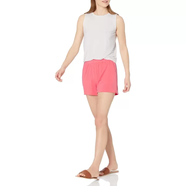 Amazon Essentials Womens ClassicFit Knit PullOn ShortPeach