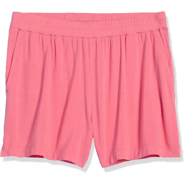 Amazon Essentials Womens ClassicFit Knit PullOn ShortPeach