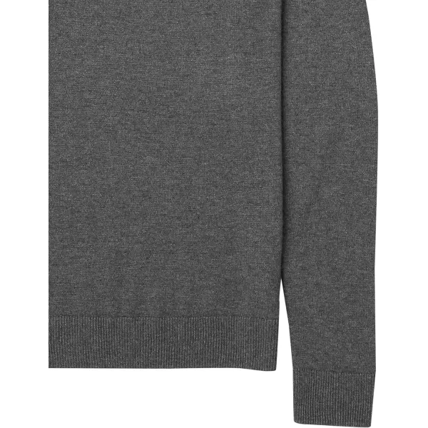 Amazon Essentials Womens ClassicFit Lightweight LongSleeve Turtleneck Sweater Available in Plus SizeCharcoal Heather