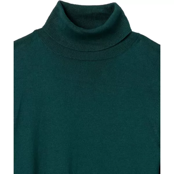 Amazon Essentials Womens ClassicFit Lightweight LongSleeve Turtleneck Sweater Available in Plus SizeForest Green