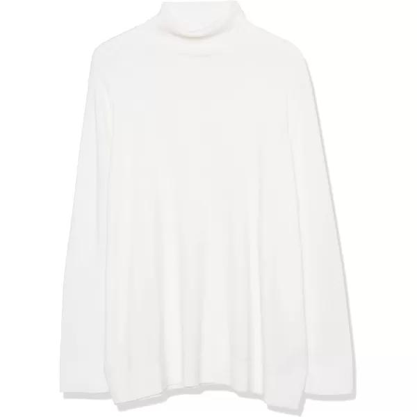 Amazon Essentials Womens ClassicFit Lightweight LongSleeve Turtleneck Sweater Available in Plus SizeIvory