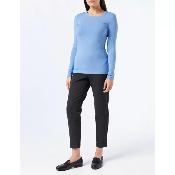 Amazon Essentials Womens ClassicFit LongSleeve Crewneck TShirt Available in Plus SizeBlue