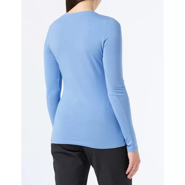 Amazon Essentials Womens ClassicFit LongSleeve Crewneck TShirt Available in Plus SizeBlue