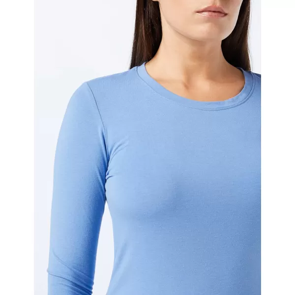 Amazon Essentials Womens ClassicFit LongSleeve Crewneck TShirt Available in Plus SizeBlue