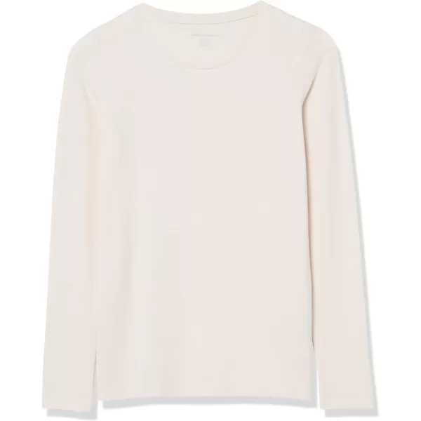 Amazon Essentials Womens ClassicFit LongSleeve Crewneck TShirt Available in Plus SizePale Pink