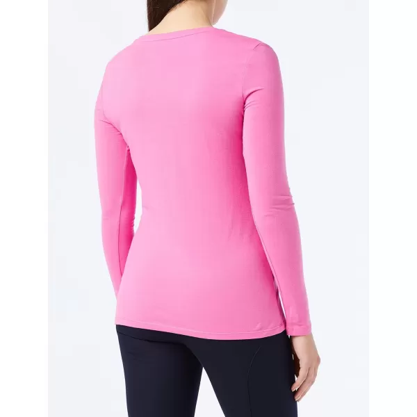 Amazon Essentials Womens ClassicFit LongSleeve Crewneck TShirt Available in Plus SizePink