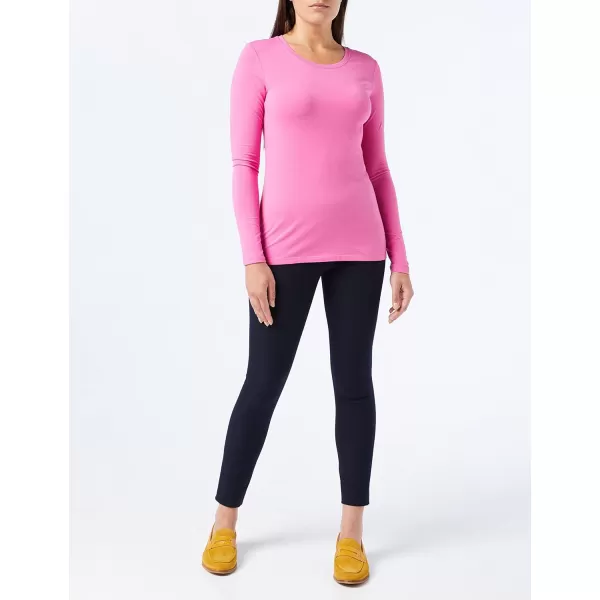 Amazon Essentials Womens ClassicFit LongSleeve Crewneck TShirt Available in Plus SizePink