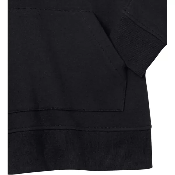 Amazon Essentials Womens ClassicFit LongSleeve Open VNeck Hooded SweatshirtBlack