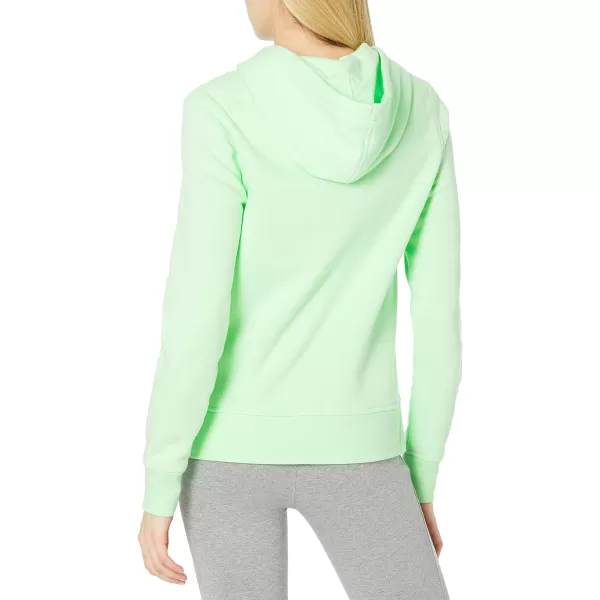 Amazon Essentials Womens ClassicFit LongSleeve Open VNeck Hooded SweatshirtLight Green