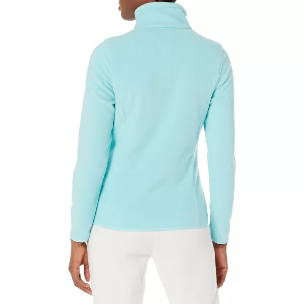 Amazon Essentials Womens ClassicFit LongSleeve QuarterZip Polar Fleece Pullover Jacket Available in Plus SizePolyester Aqua Blue