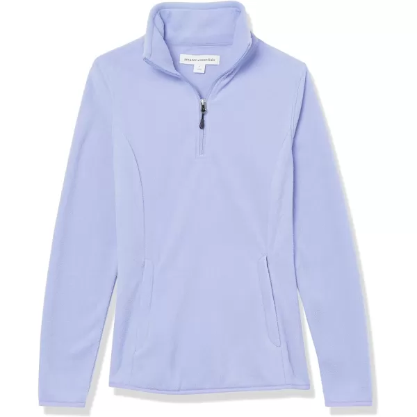 Amazon Essentials Womens ClassicFit LongSleeve QuarterZip Polar Fleece Pullover Jacket Available in Plus SizePolyester Blue