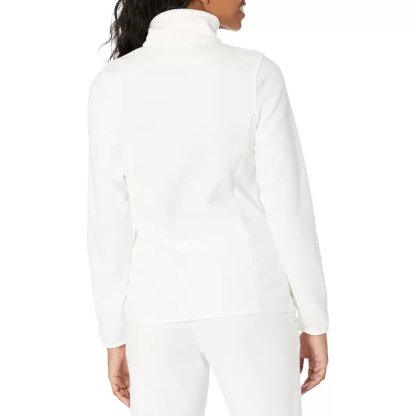 Amazon Essentials Womens ClassicFit LongSleeve QuarterZip Polar Fleece Pullover Jacket Available in Plus SizePolyester Ivory