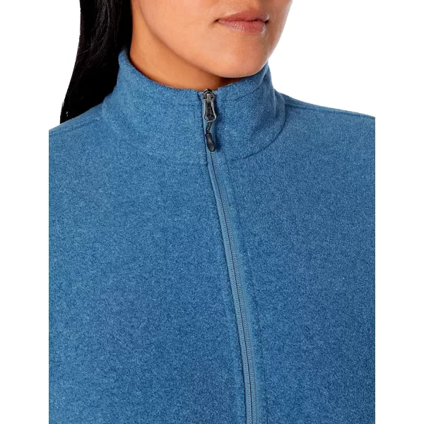 Amazon Essentials Womens ClassicFit Sleeveless Polar Soft Fleece Vest Available in Plus SizePolyester Blue Heather