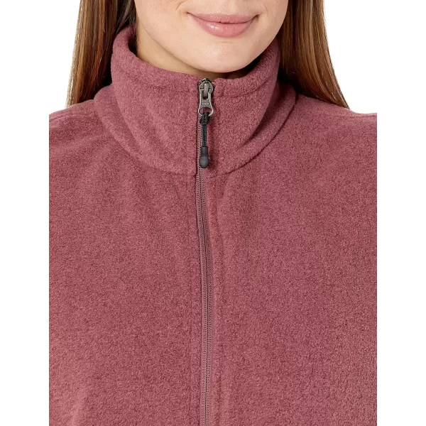 Amazon Essentials Womens ClassicFit Sleeveless Polar Soft Fleece Vest Available in Plus SizePolyester Burgundy Heather