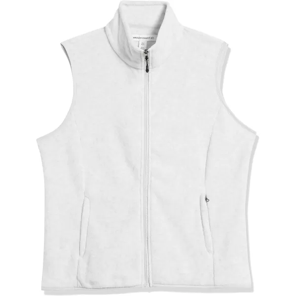 Amazon Essentials Womens ClassicFit Sleeveless Polar Soft Fleece Vest Available in Plus SizePolyester Light Grey Heather