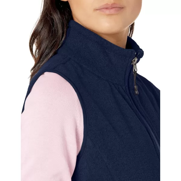 Amazon Essentials Womens ClassicFit Sleeveless Polar Soft Fleece Vest Available in Plus SizePolyester Navy