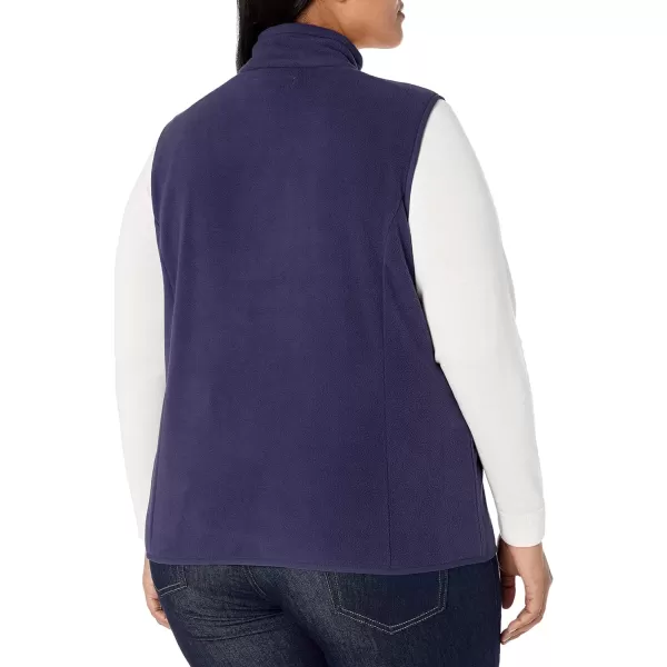 Amazon Essentials Womens ClassicFit Sleeveless Polar Soft Fleece Vest Available in Plus SizePolyester Navy