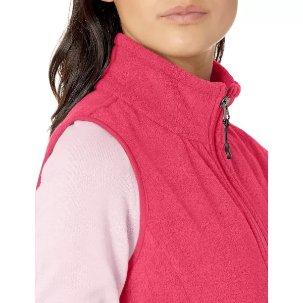 Amazon Essentials Womens ClassicFit Sleeveless Polar Soft Fleece Vest Available in Plus SizePolyester Pink