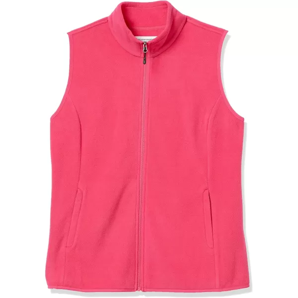 Amazon Essentials Womens ClassicFit Sleeveless Polar Soft Fleece Vest Available in Plus SizePolyester Pink