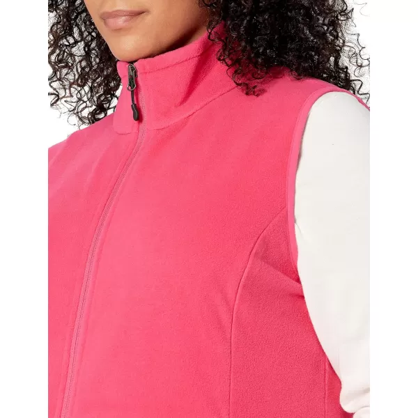 Amazon Essentials Womens ClassicFit Sleeveless Polar Soft Fleece Vest Available in Plus SizePolyester Pink