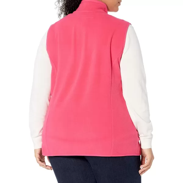 Amazon Essentials Womens ClassicFit Sleeveless Polar Soft Fleece Vest Available in Plus SizePolyester Pink