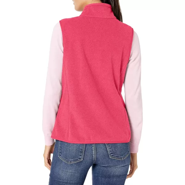 Amazon Essentials Womens ClassicFit Sleeveless Polar Soft Fleece Vest Available in Plus SizePolyester Pink