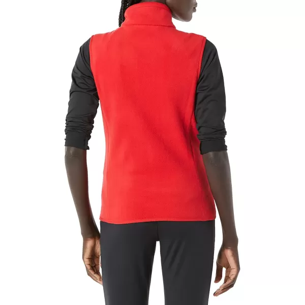 Amazon Essentials Womens ClassicFit Sleeveless Polar Soft Fleece Vest Available in Plus SizePolyester Red