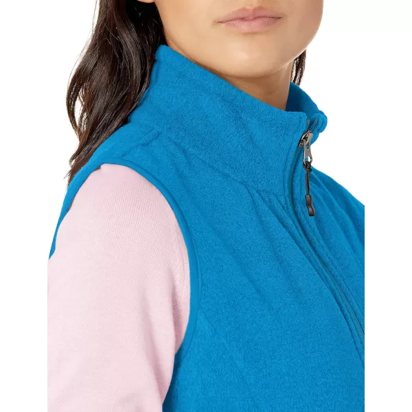 Amazon Essentials Womens ClassicFit Sleeveless Polar Soft Fleece Vest Available in Plus SizePolyester Teal Blue