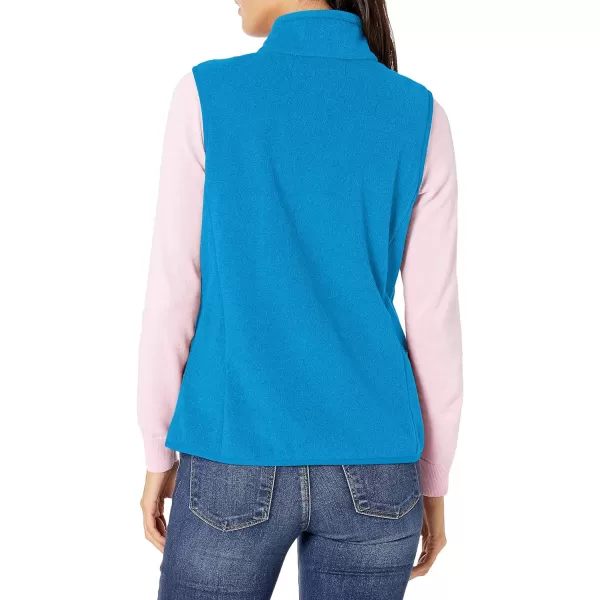 Amazon Essentials Womens ClassicFit Sleeveless Polar Soft Fleece Vest Available in Plus SizePolyester Teal Blue