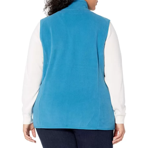 Amazon Essentials Womens ClassicFit Sleeveless Polar Soft Fleece Vest Available in Plus SizePolyester Teal Blue