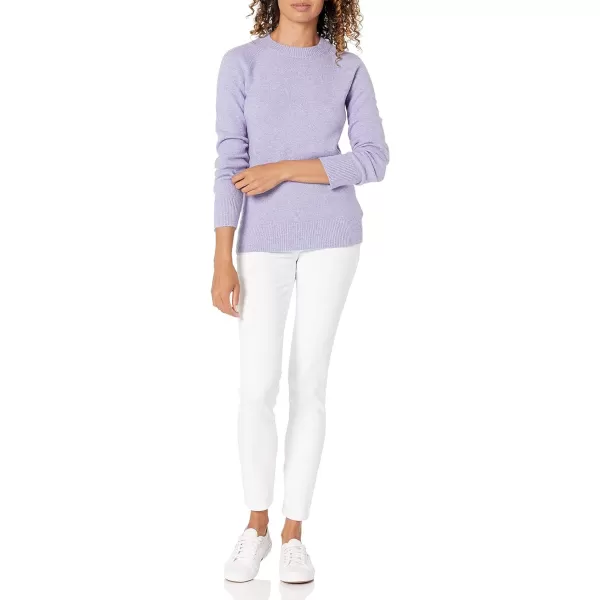 Amazon Essentials Womens ClassicFit Soft Touch LongSleeve Crewneck Sweater Available in Plus SizeLavender