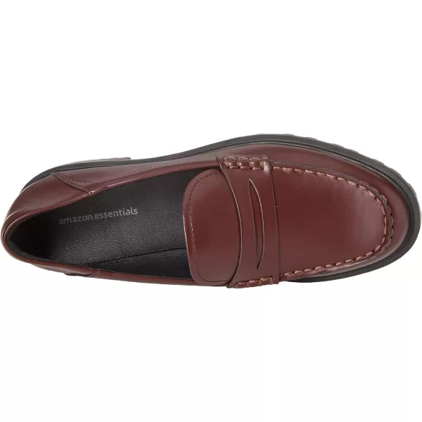 Amazon Essentials Womens Constructed LoaferBlack Oxblood