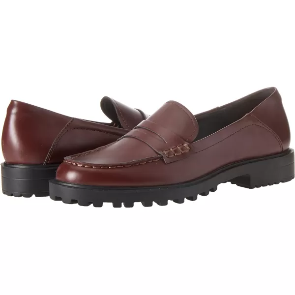 Amazon Essentials Womens Constructed LoaferBlack Oxblood