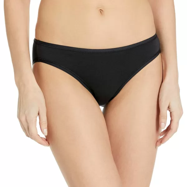 Amazon Essentials Womens Cotton Bikini Brief Underwear Available in Plus Size Multipacks10 Black