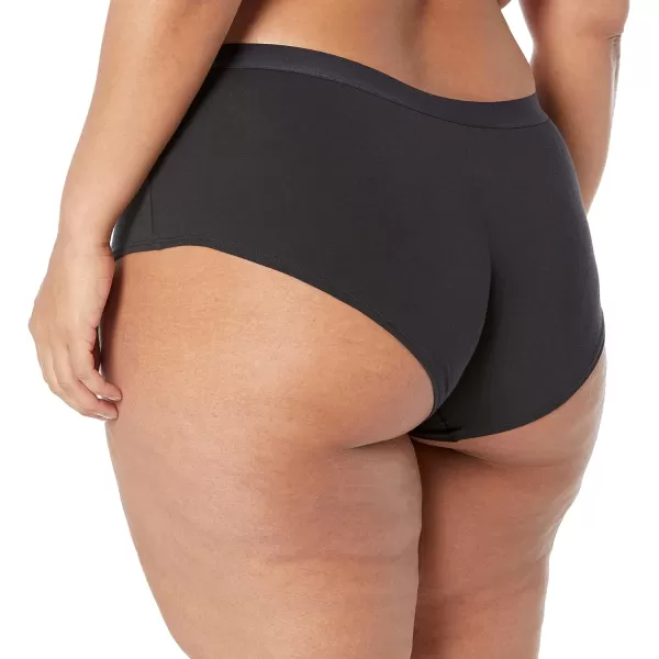 Amazon Essentials Womens Cotton Boyshort Underwear Available in Plus Size Pack of 5Neutral