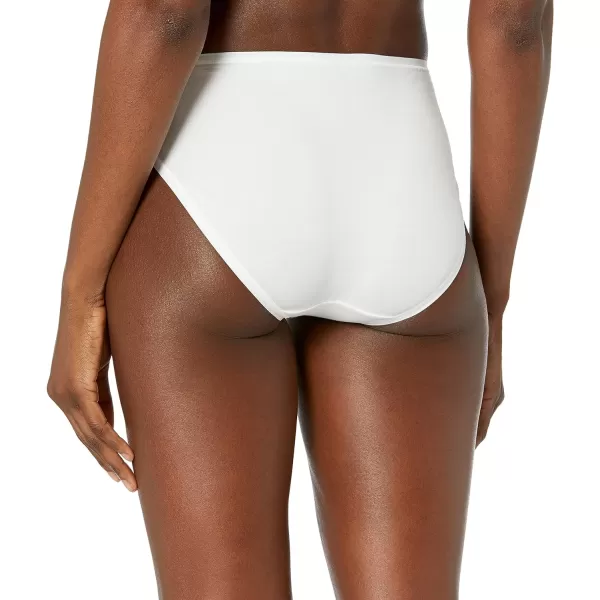 Amazon Essentials Womens Cotton High Leg Brief Underwear Available in Plus Size Multipacks10 White